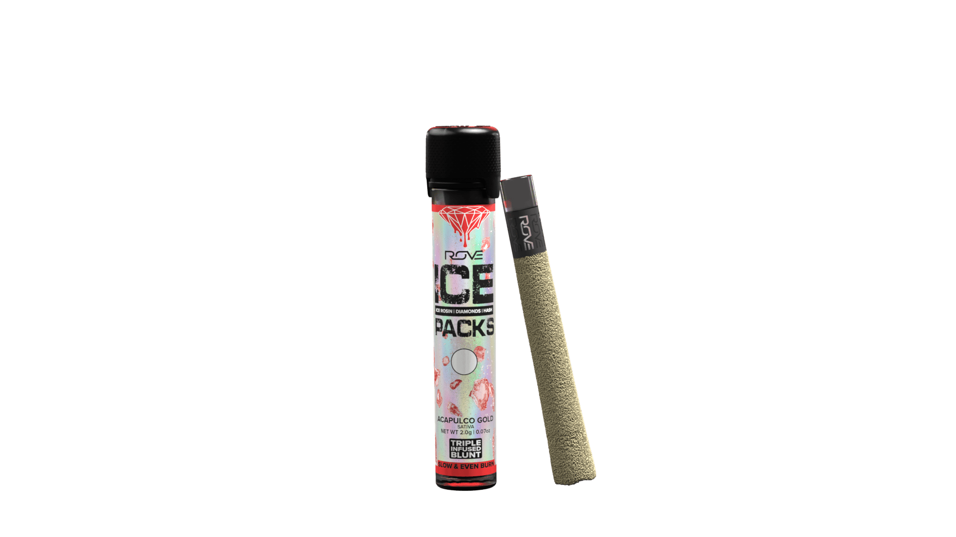 Acapulco Gold - Infused Ice Pack Blunt (Rosin, Hash, and Diamonds) 2g