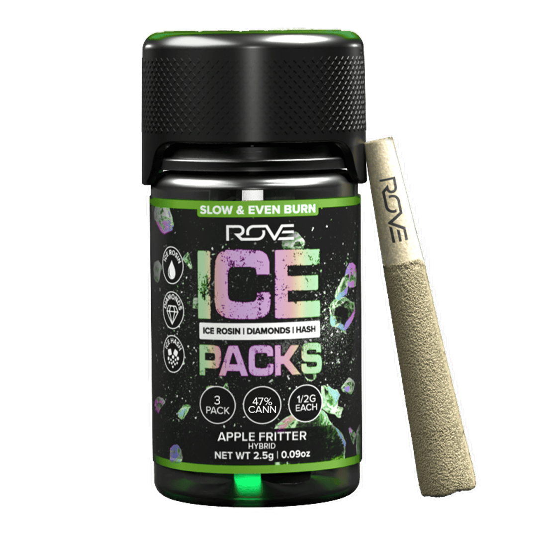 Apple Fritter | Infused Ice Packs (Rosin, Hash, and Diamonds) | 3x 0.5g