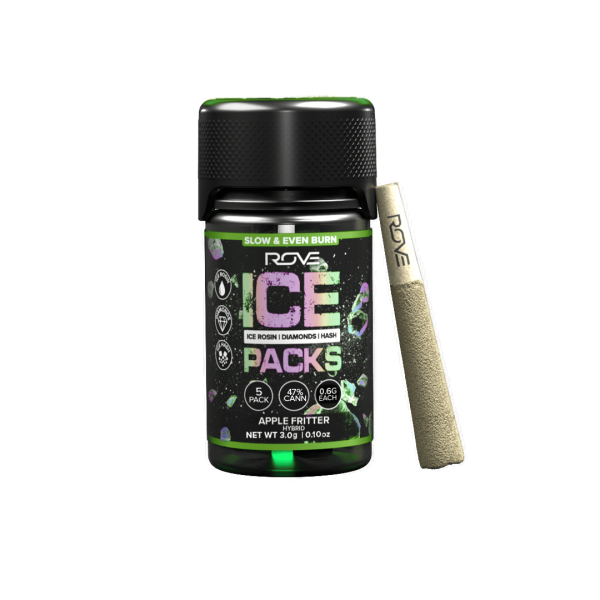 Apple Fritter | Infused Ice Packs (Rosin, Hash, and Diamonds) | 5x 0.6g