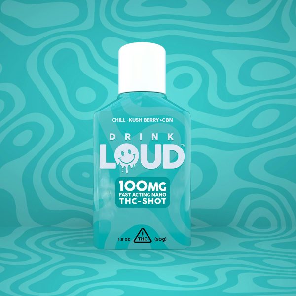 Drink Loud 100mg THC Shot | Kush Berry + CBN | 50ml