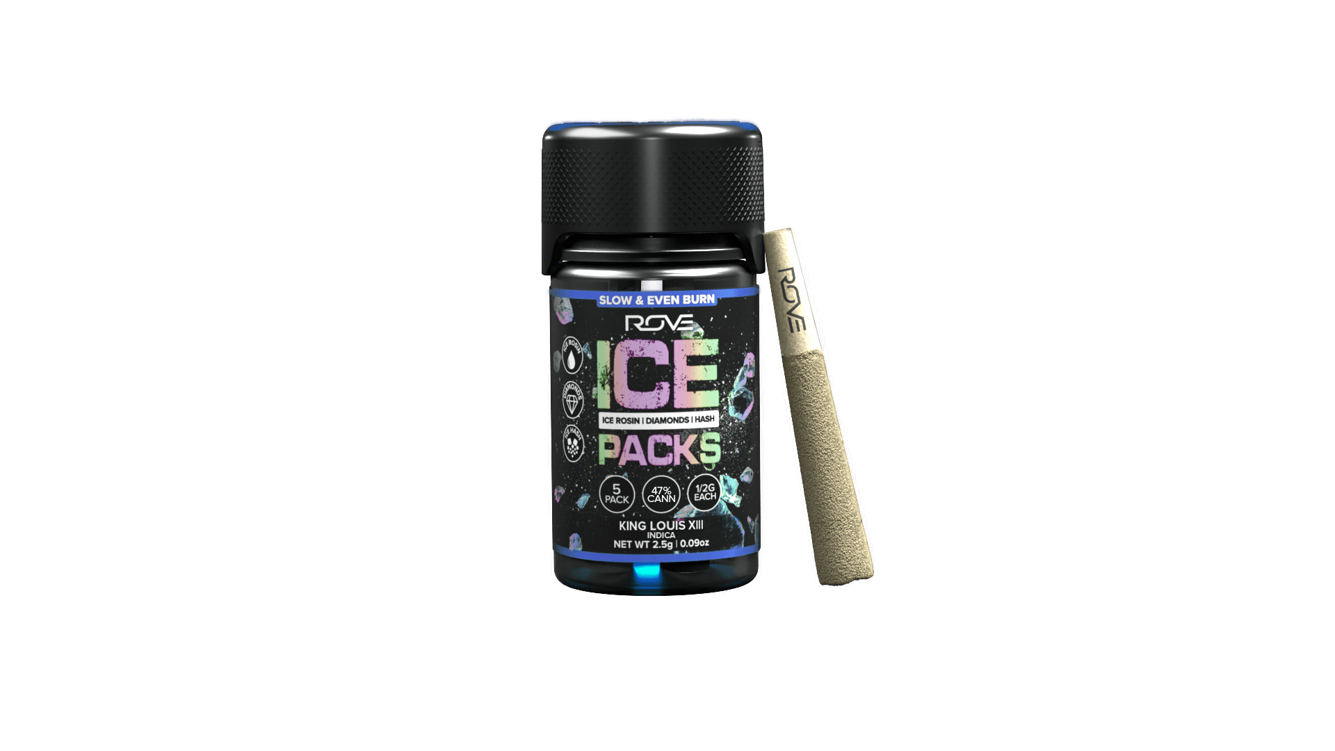 King Louis XIII | Infused Ice Packs (Rosin, Hash, and Diamonds) | 5x 0.5g