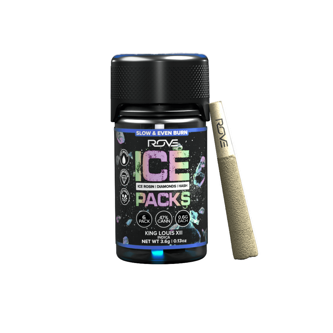 King Louis XIII | Infused Ice Packs (Rosin, Hash, and Diamonds) | 6x 0.6g
