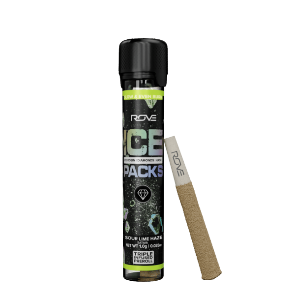 Sour Lime Haze - Infused Ice Packs (Rosin, Hash, and Diamonds) 1g
