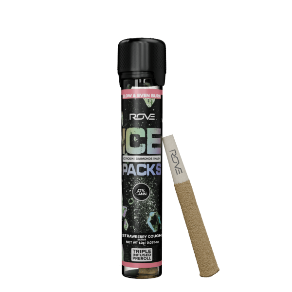 Strawberry Cough - Infused Ice Packs (Rosin, Hash, and Diamonds) 1g