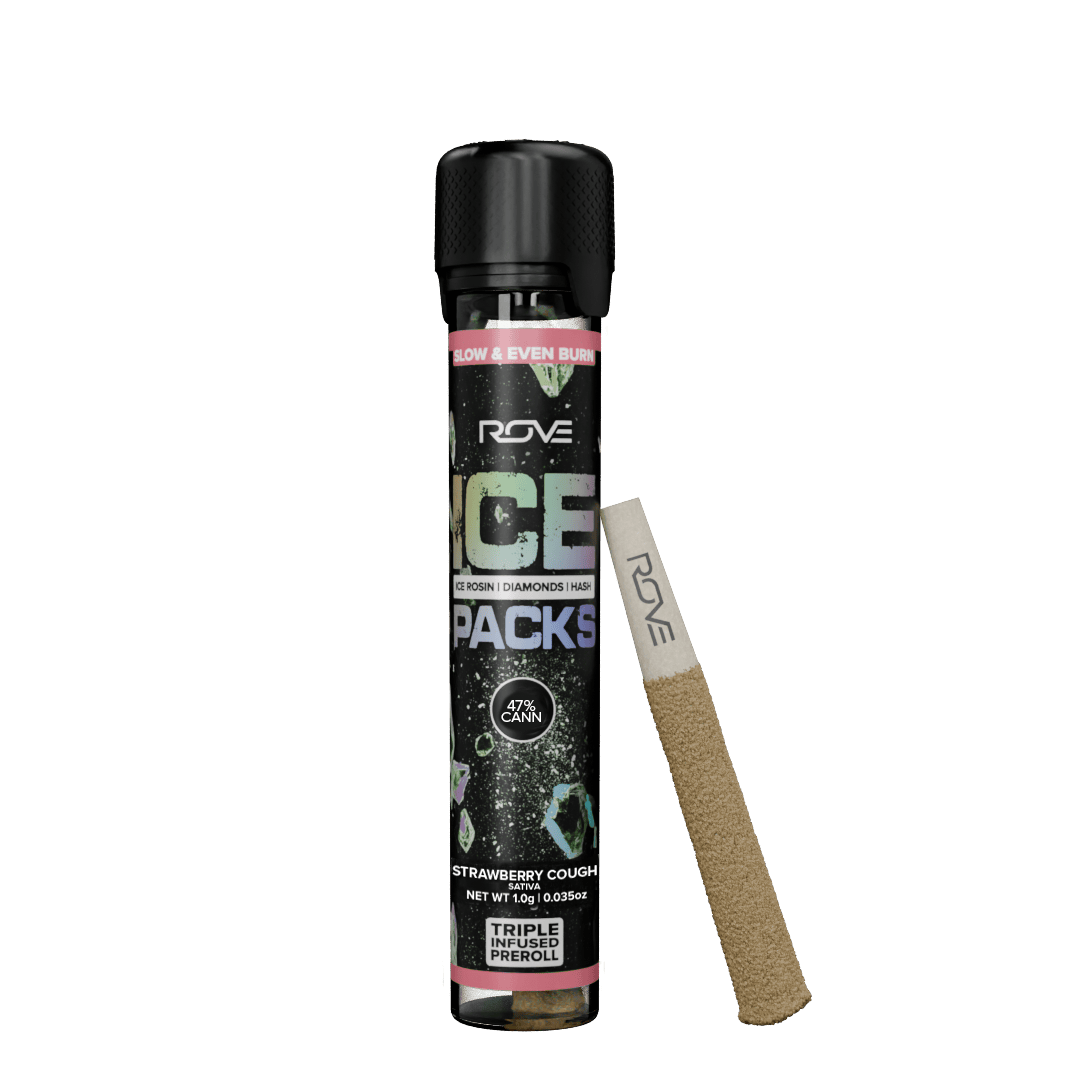 Strawberry Cough - Infused Ice Packs (Rosin, Hash, and Diamonds) 1g