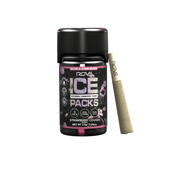Strawberry Cough | Infused Ice Packs (Rosin, Hash, and Diamonds) | 5x 0.5g